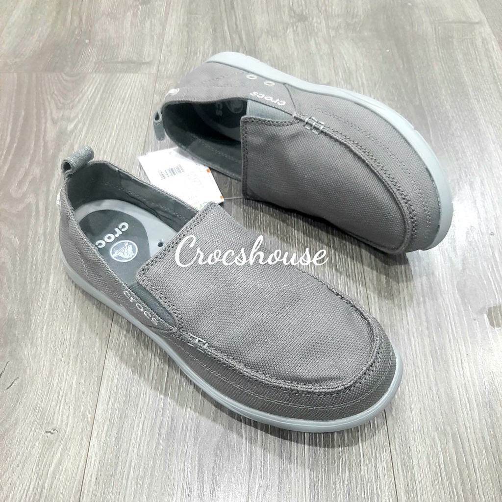 (Chính hãng) Giày lười nam crocs walu chính hãng nhiều màu, giày crocs nam vải - Crocs house