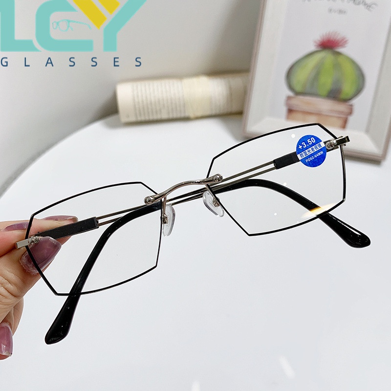 Mắt Kính Đọc Sách Không Gọng Chống Ánh Sáng Xanh Dương 3308