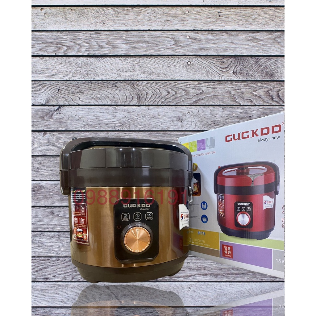 Free Ship 50k Nồi Cơm Điện nắp gài 1.8L Tặng Kèm Vỉ Hấp, Có Chế Độ Nấu Cháo Bảo Hành 12 Tháng