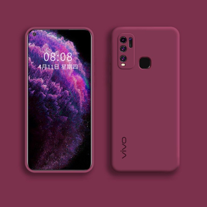 Casing Official Original Silicone Full Protection Soft Camera Protection Case Vivo Y51 Y31 Y51A Y53S Y33 Y50 Y30 Y30i Y20 Y20S Y20i Y20G Y20T Y12G Y12A Y12S 2021 Y11S Y17 Y15 Y12 Y11 2019 V11i V11 V15 Pro Z3i S1 Cover
