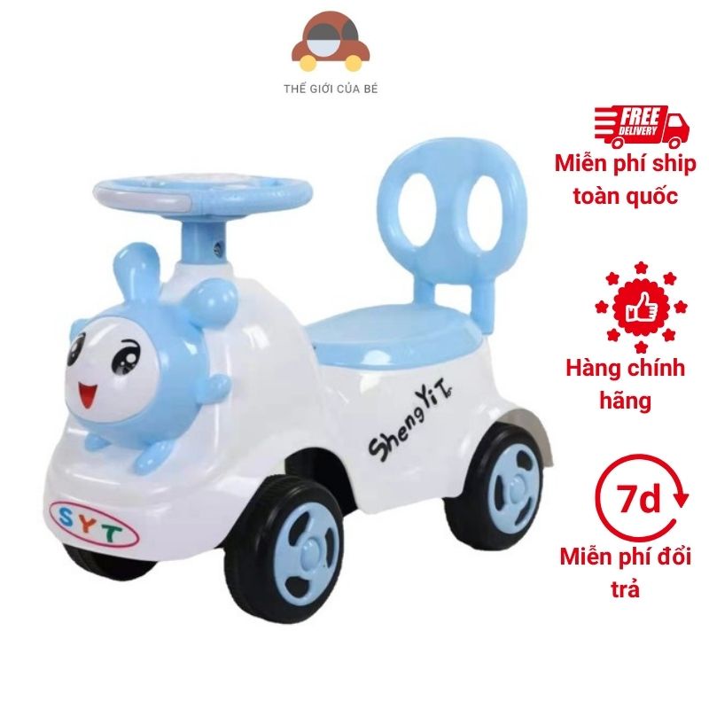 Xe chòi chân cho bé 1 tuổi 2 tuổi đến 4 tuổi có đèn nhạc hình thỏ