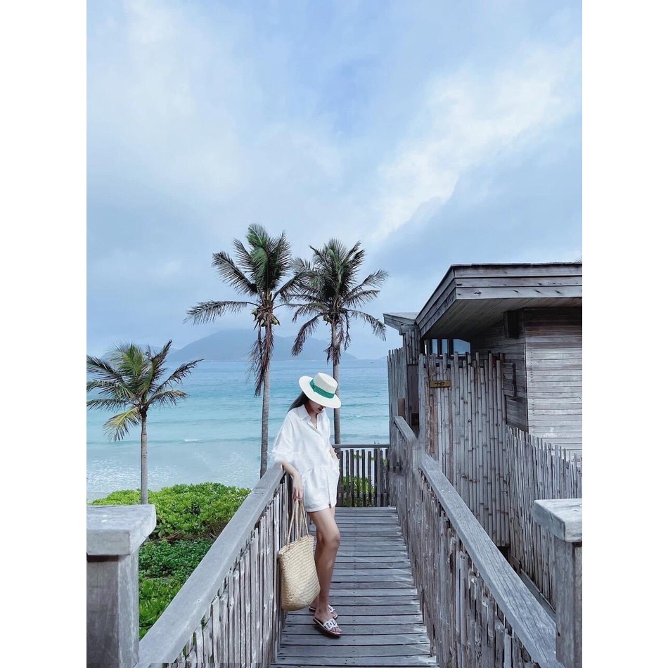 SET ĐŨI ÁO SƠ MI FORM DÀI + QUẦN SHORT FULL MÀU ĐI BIỂN, DU LỊCH