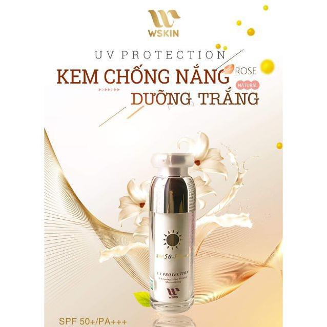 Kem Chống Nắng, Dưỡng Trắng Kiềm Dầu cực tốt Wskin Respara - 100ml