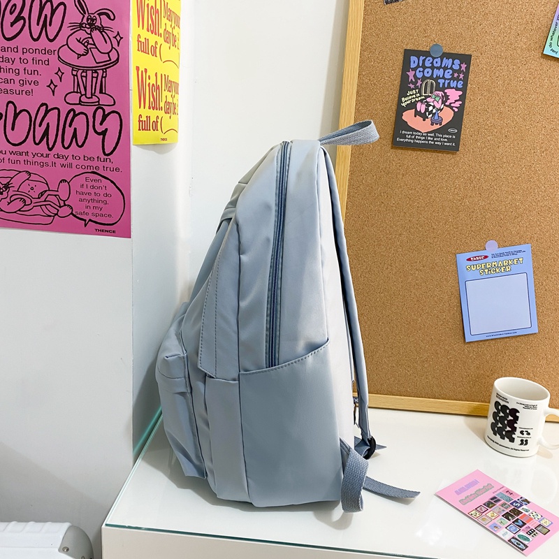 Ba lô PRETTYZYS đi họcdung tích lớn 15.6 inch phong cách Hàn Quốc 2022 cho bạn gái teen