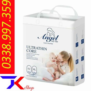 Tã Bỉm Dán Angel Đủ Size Mẫu mới S66, M60, L56, Xl52