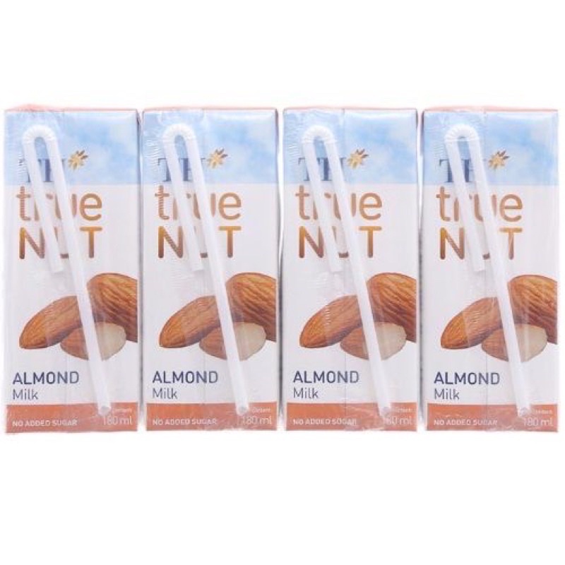 Lốc 4 hộp sữa hạt TH TRUE NUT óc chó/hạnh nhân/mắc ca