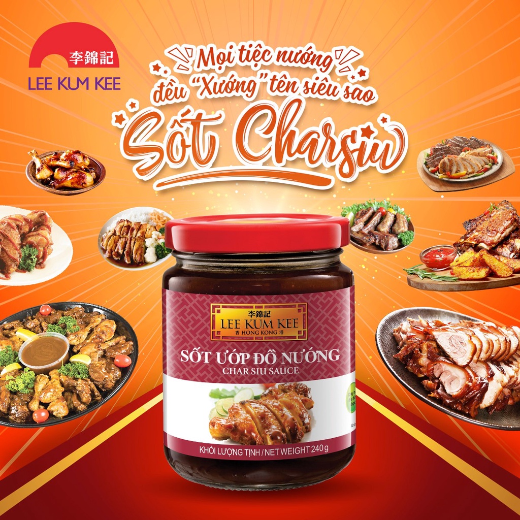 Sốt Ướp Đồ Nướng Xá Xíu Lee Kum Kee 240G Chính Hãng