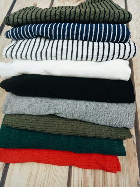 [ 10Màu HOTT ÁO CROPTOP TAY DÀI THUN GÂN CAO CẤP | BigBuy360 - bigbuy360.vn