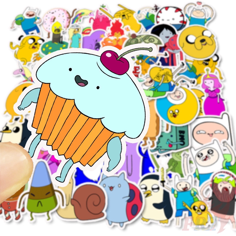 ❉ Adventure Time with Finn and Jake - Series 02 Stickers ❉ 50Pcs/Set Mixed Luggage Laptop Skateboard Doodle Stickers