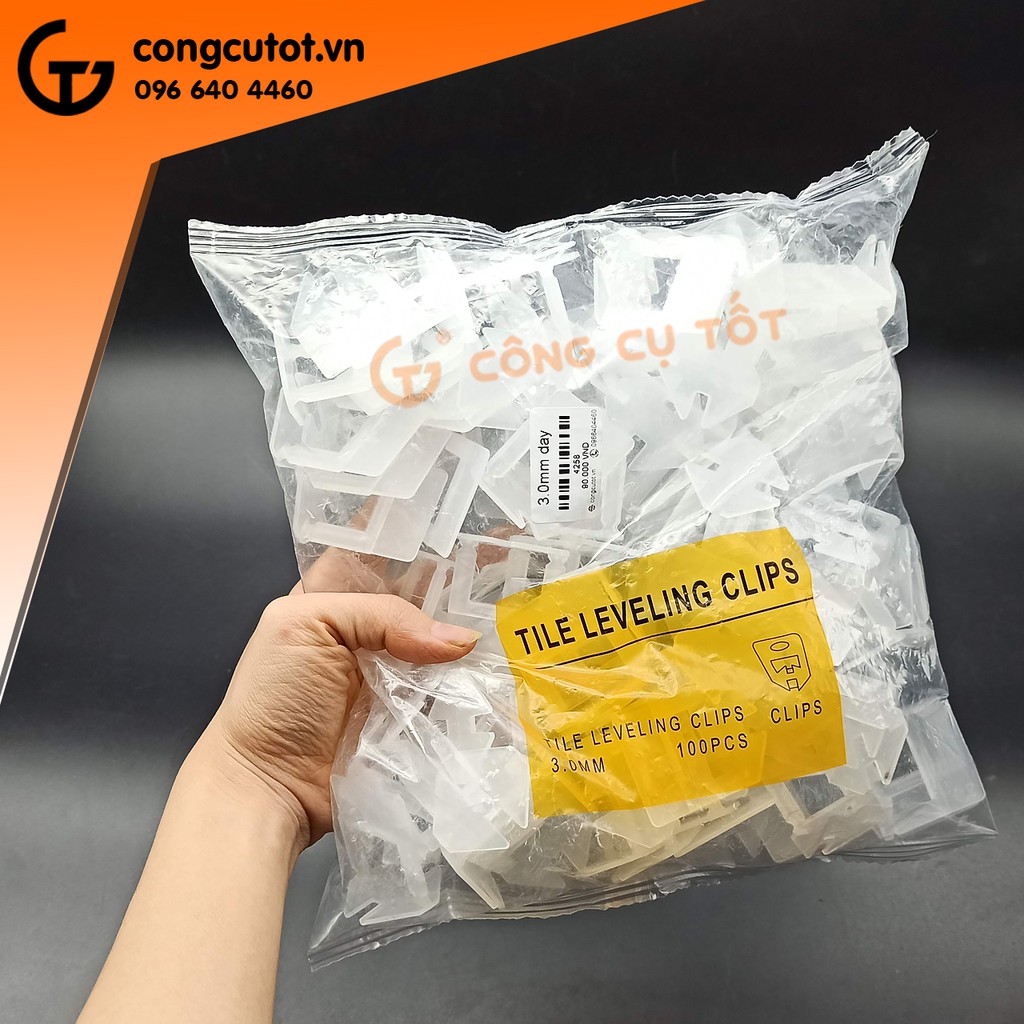 Túi 100 Ke cân bằng lát gạch loại dày đường ron 1mm, 2mm, 3mm, 1.5mm tùy chọn