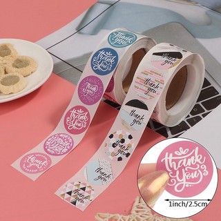 ( quà tặng) Ticker cám ơn - set 100, 500 miếng dán Thankyou, ticker thankyou, ten dán cám ơn