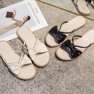 Dép Nữ Gấp Nơ Đẹp Lung Linh HD4502 Sandal Vietnam