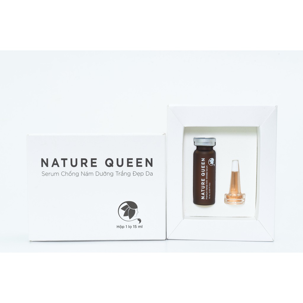 [Mã FMCGM100 - 10% đơn 500K] Serum chống nám, dưỡng trắng da Nature Queen 15ml - Sao Thái Dương