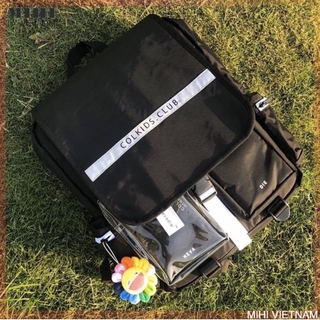 Balo trong suốt đi học đi chơi Colkids Club SS3 Trắng và Đen _ TẶNG TAG THƠM VÀ BẠCH TUỘT