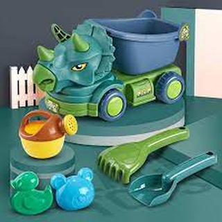Bộ 6 đồ chơi xúc cát đi biển hình khủng long