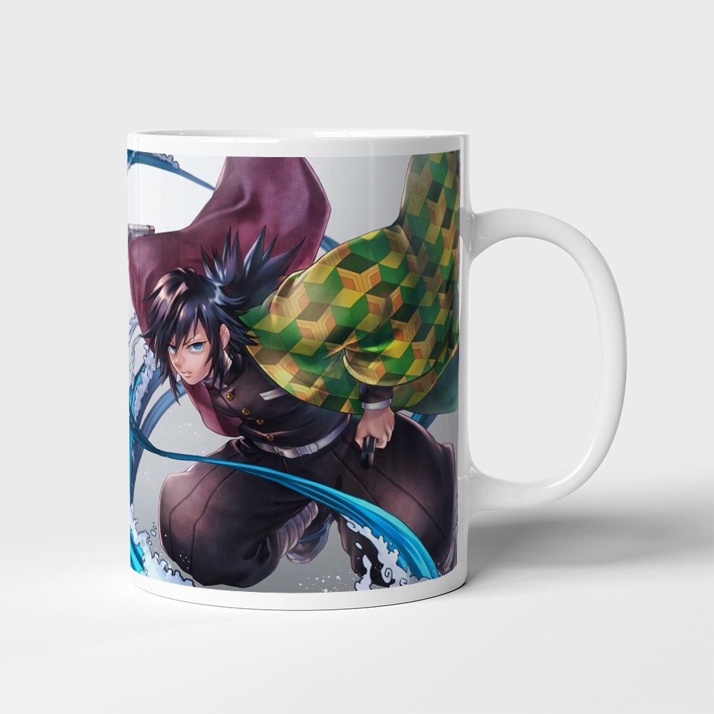 Cốc uống nước Anime, ly in hình DEMON SLAYER KIMETSU NO YAIBA - Mẫu 1. Nhận in theo yêu cầu