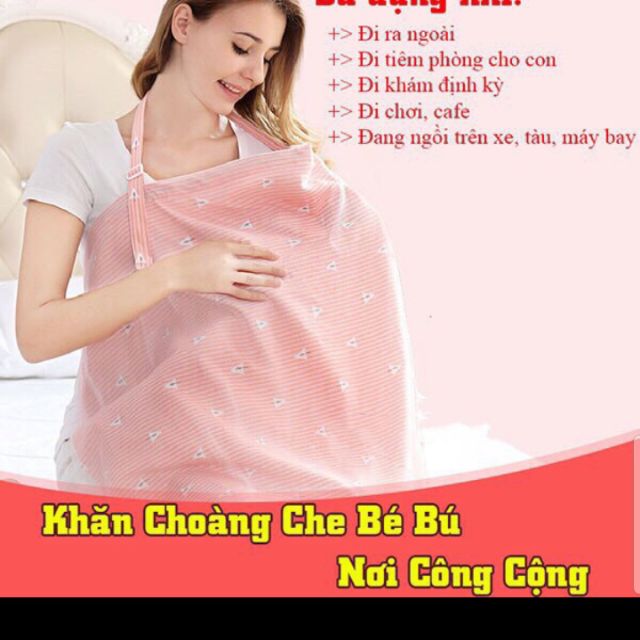Khăn choàng chế bé bú