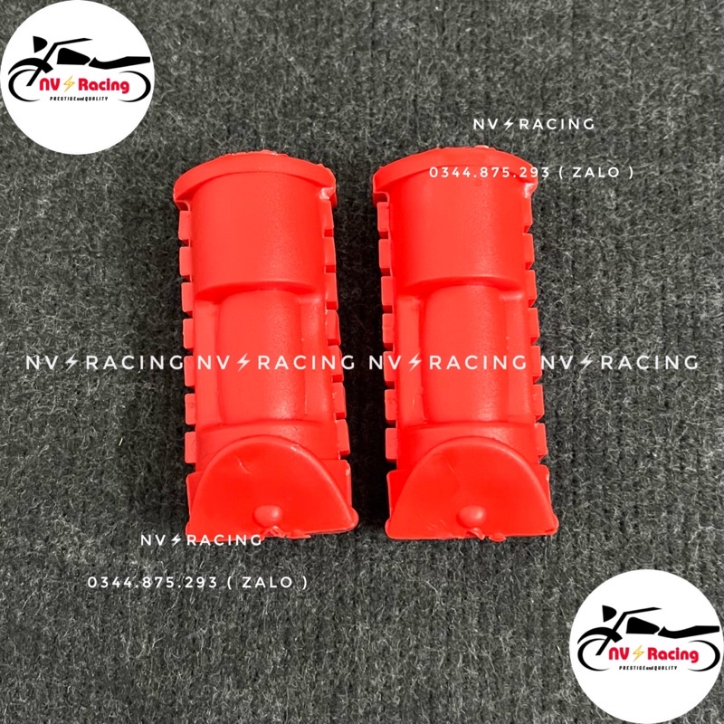 Cao su gác chân trước màu