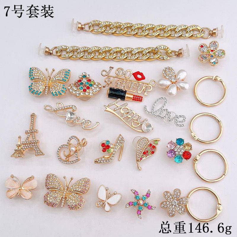 shoe Accessories  Crocs Shoe Charms Ins Crocs Letter Accessories DIY Crocs Buckle Stick Accessories