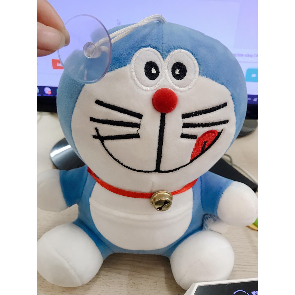 Gấu bông hình chú mèo máy Doremon 20 cm màu xanh dương hàng VNXK - Gấu bông Kagonk cao cấp