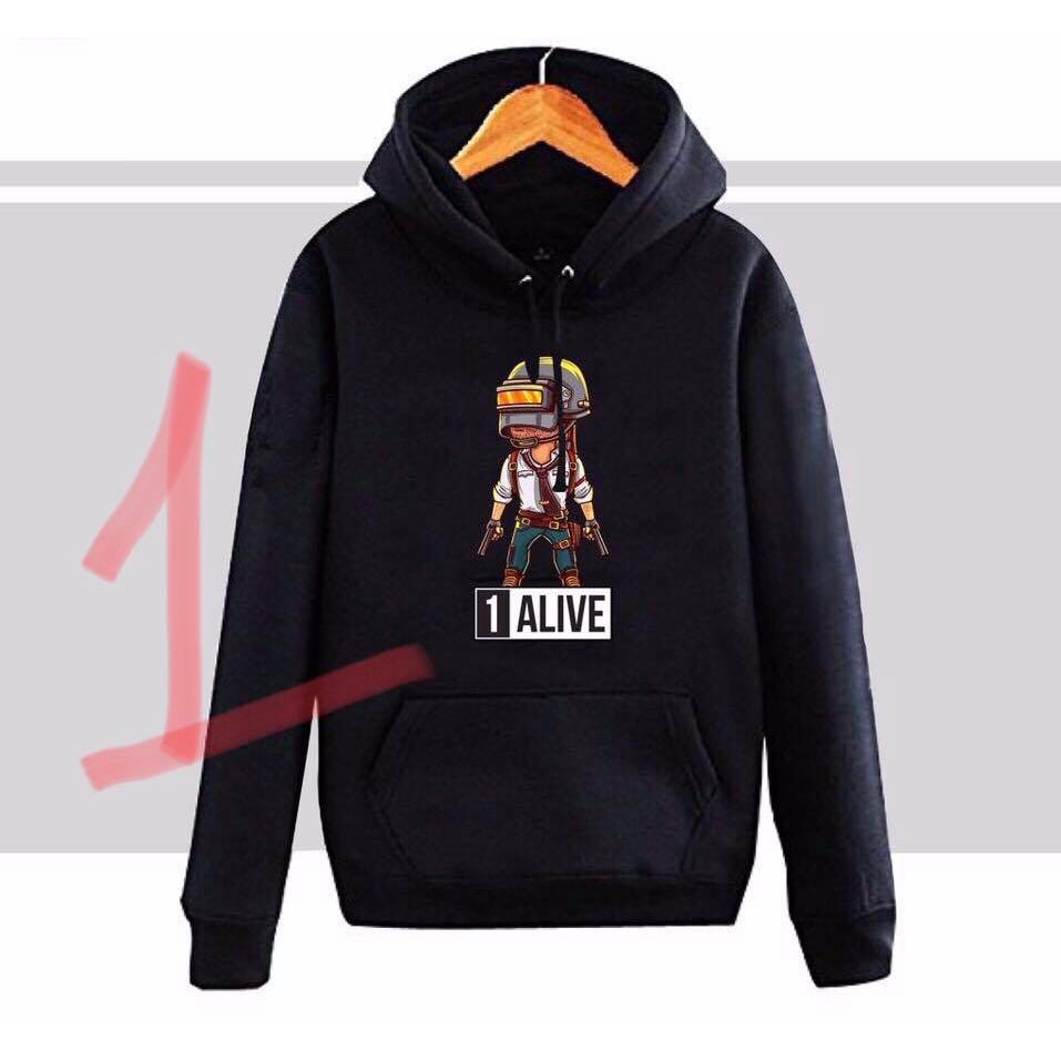 ÁO HOODIE GAME PUBG CÓ NÓN