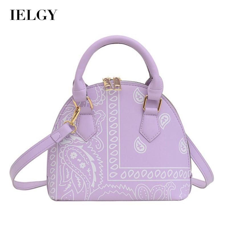 IELGY Túi Đeo Chéo In Họa Tiết Phong Cách Hàn Quốc Thời Trang Cho Nữ