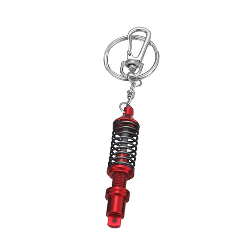 EPAY Sáng tạo mùa xuân Shock hấp thụ Keychain Nội thất xe treo Mặt dây chuyền Nhẫn