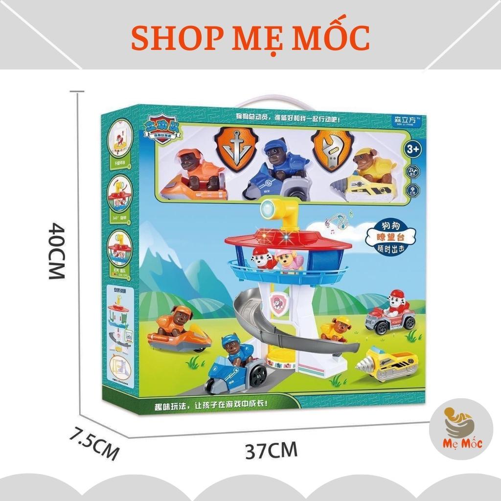 Đồ Chơi Chó Cứu Hộ Canh Phòng Có Cầu Trượt Cao Cấp Có Đèn Và Nhạc Cho Bé, Shop Mẹ Mốc ,CCP