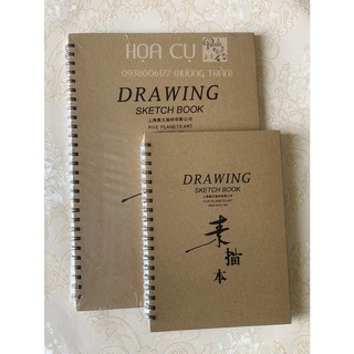Sổ kí họa drawing sketch book 160 gsm size lỡ_panda art