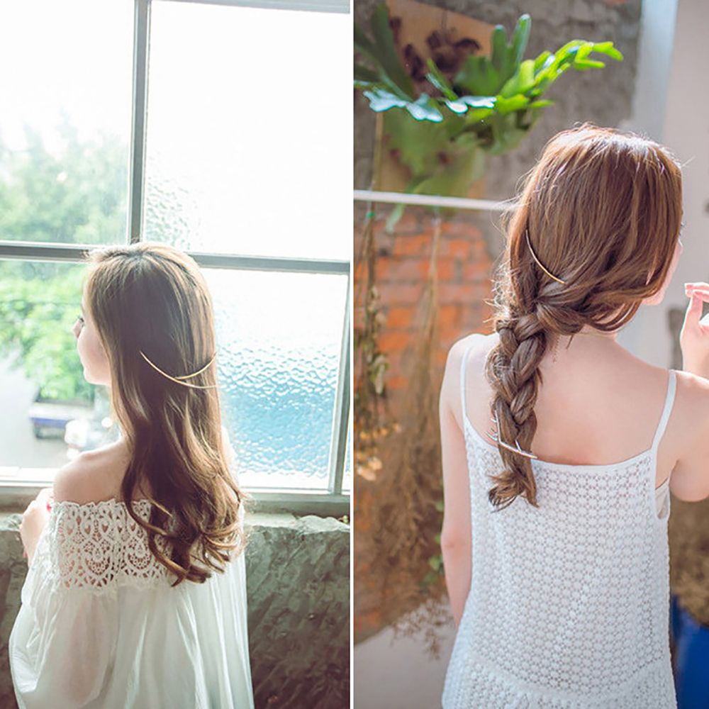 Kẹp Tóc Hình Sừng Hươu Bằng Hợp Kim Nhiều Màu Dễ Thương Phong Cách Hàn Quốc Cho Nữ