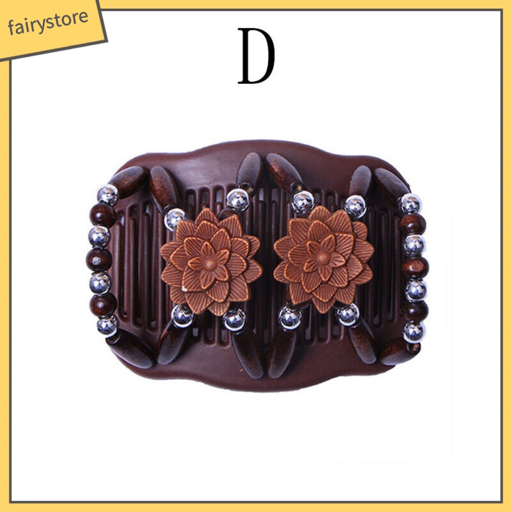 Lược Gỗ Cài Tóc Phong Cách Vintage Thời Trang Cho Nữ