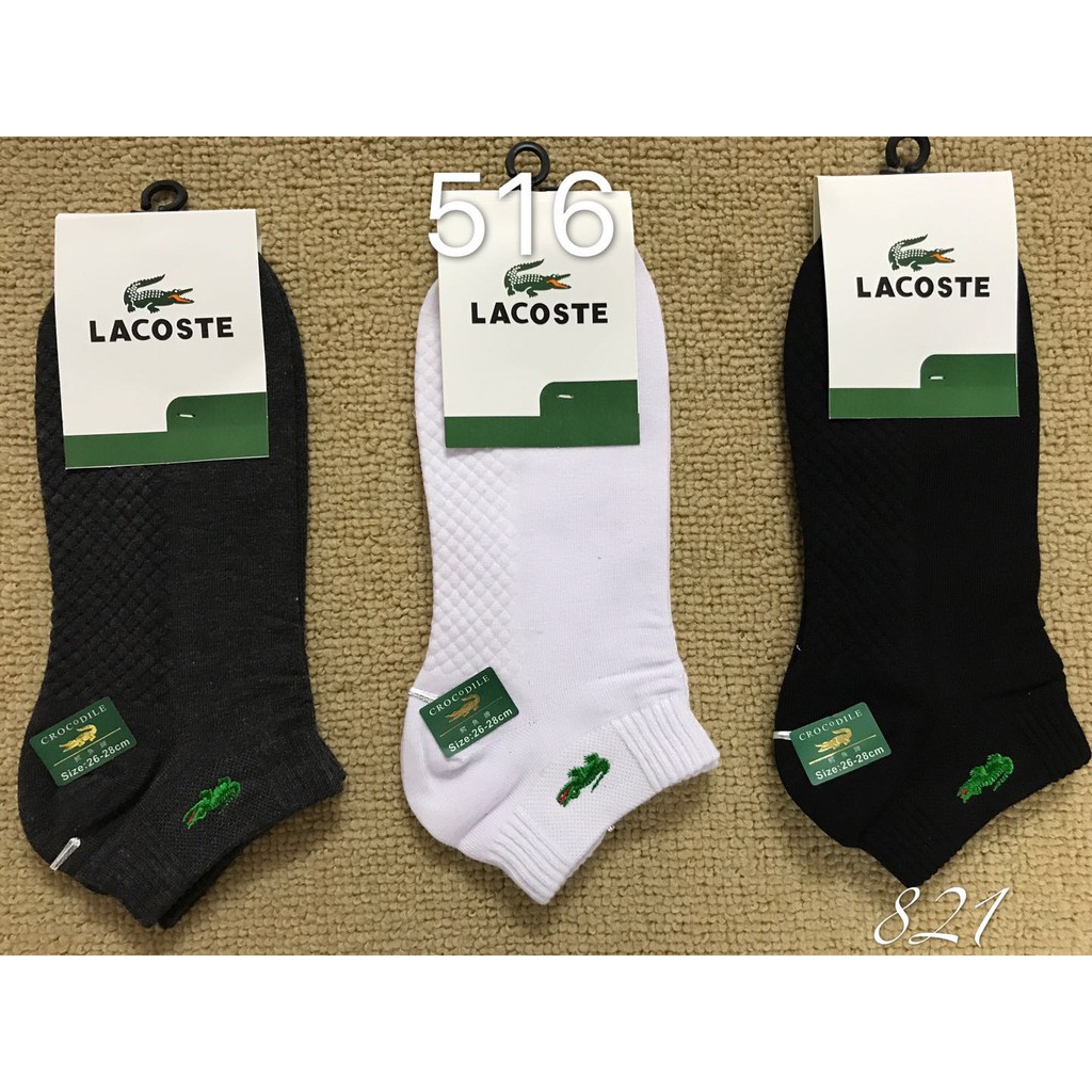 combo 5-10 đôi tất nam lacoste 516