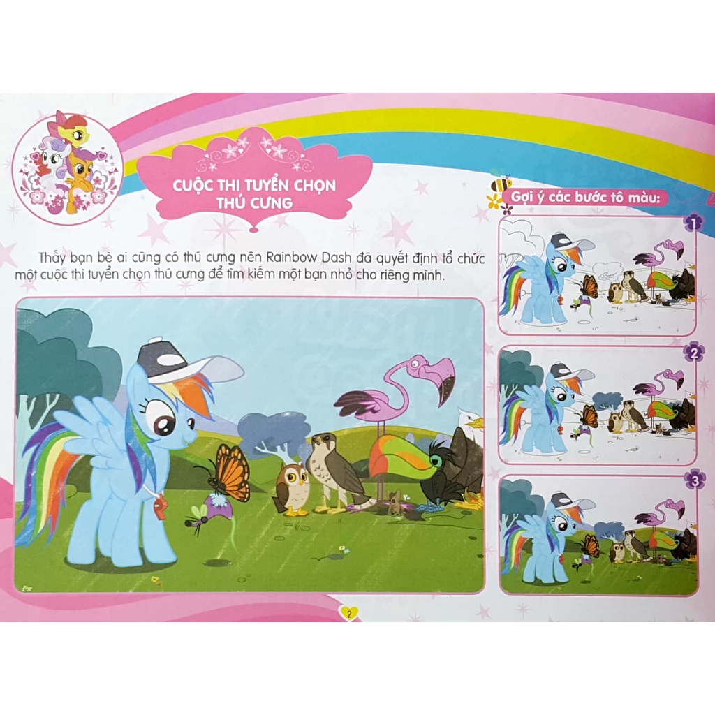 Sách - My Little Pony - Tô Màu Sáng Tạo 4Q: Đôi Bàn Tay Khéo Léo