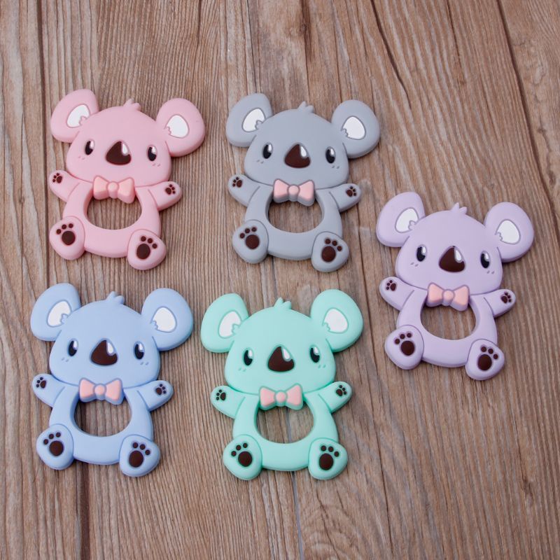 Đồ Chơi Mềm Mại Hình Gấu Koala Giúp Giảm Đau Dành Cho Bé Sơ Sinh Mọc Răng