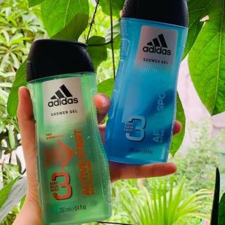 Sữa tắm gội Adidas 3 in 1 nội địa Pháp 250ml
