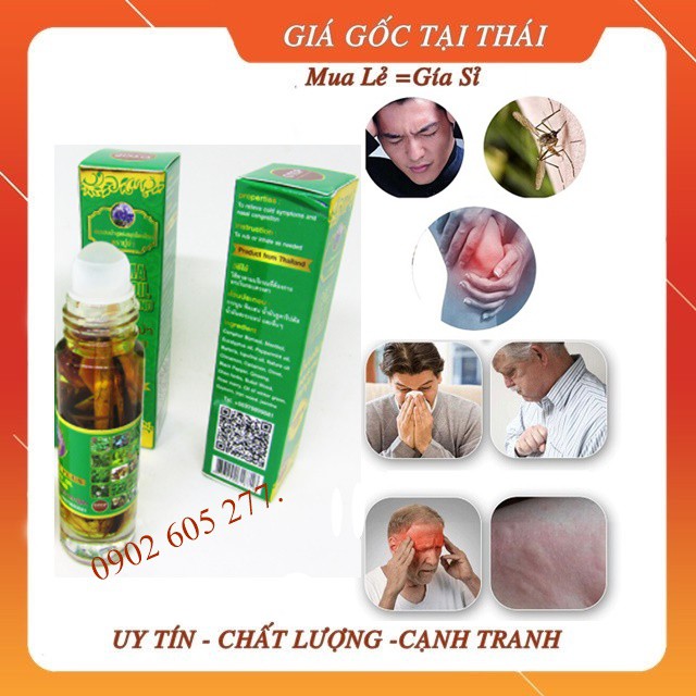 [Combo]6 Dầu lăn thảo dược 29 vị Thái Lan 8ml