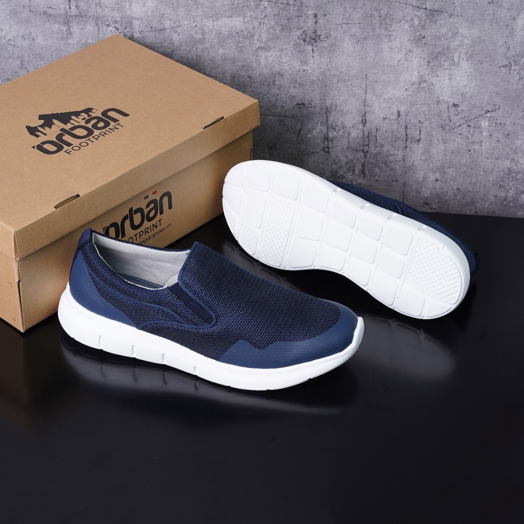 GIÀY LƯỜI VẢI LƯỚI SLIPON NAM URBAN VNXK - XANH | BigBuy360 - bigbuy360.vn