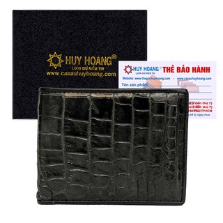 Ví nam huy hoàng da cá sấu ngăn sau nhiều màu hw2219-20-21-45