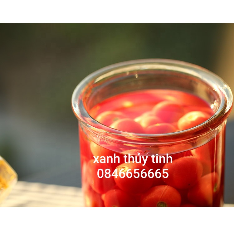 Bình thủy tinh trụ trơn ngâm củ sâm, ngâm quả, ngâm nấm linh chi - 10 Lít