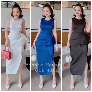 Combo Đầm Đỏ Đính Đá Sang Trọng