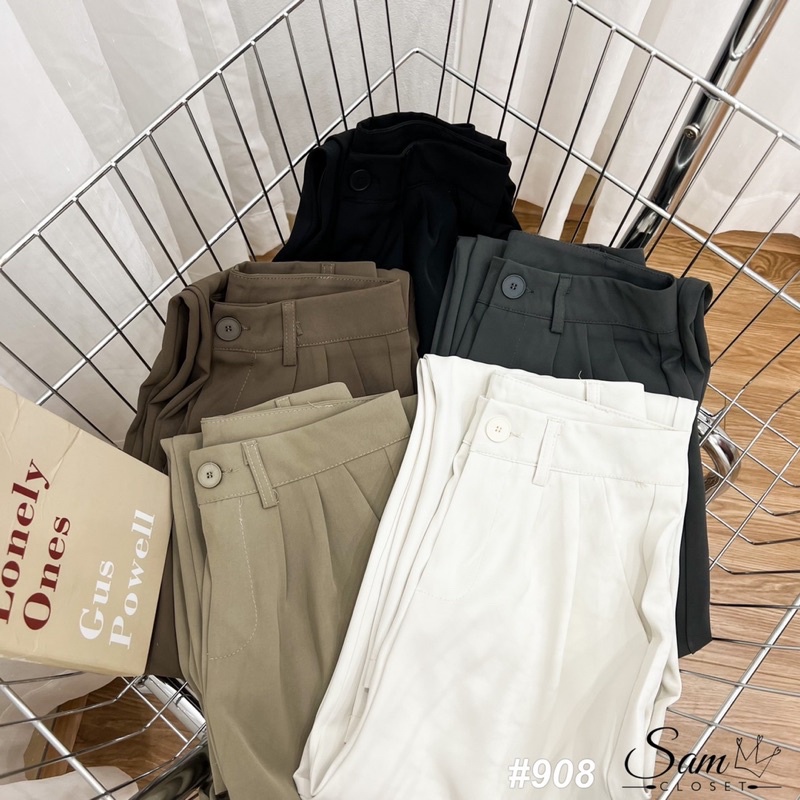 Quần vải suông 908 hàng quảng châu chất cắt hàn Mao Mao Boutique