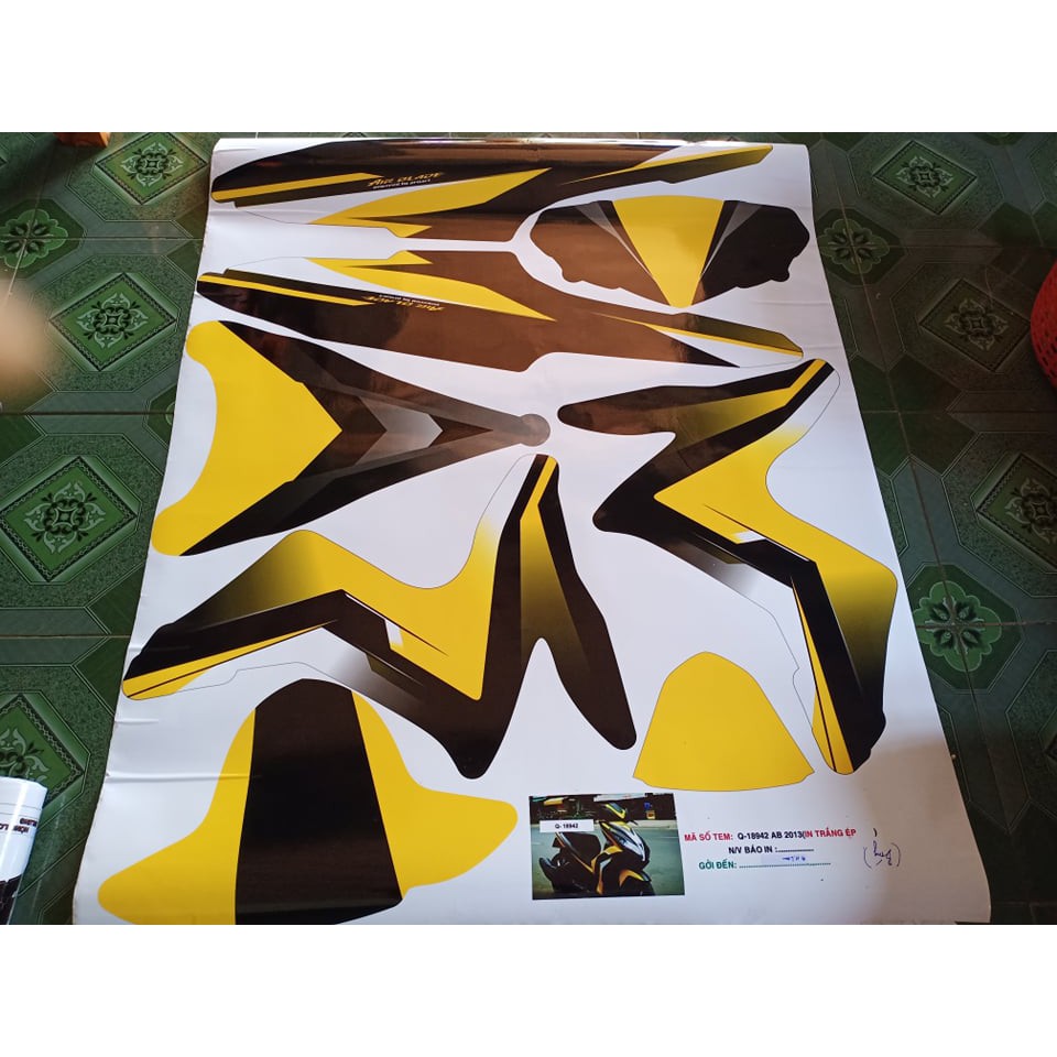 tem trùm ab 2013 vàng đen