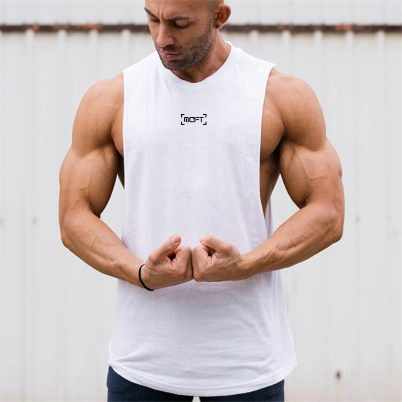 Áo ba lỗ thể thao màu trơn thời trang cho nam