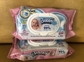 Khăn ướt Bobby care 100 tờ