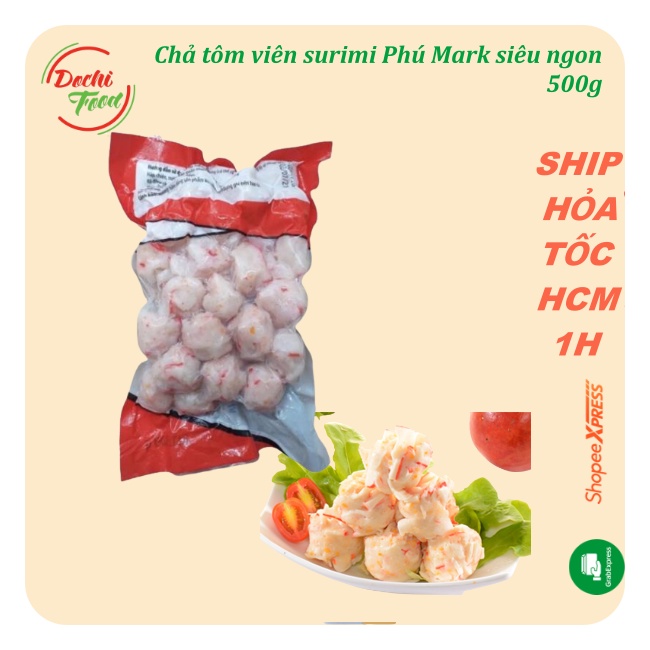 Surimi tôm viên Phú Mark 500g