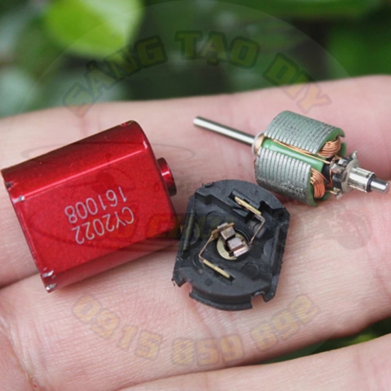 Động cơ mini tốc độ cực cao. DIY chế tạo ô tô đồ chơi RC DC 1.5V - 3.7V