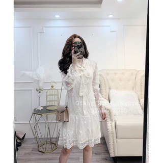 Váy ren điệu đà hàng QCCC chất đẹp