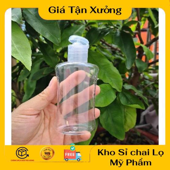 Chai nắp bật dẹp baby 90ml / chai nhựa pet