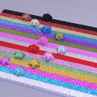 Giấy Xếp Ngôi Sao Kim Tuyến Nhiều Màu Sắc Lấp Lánh Dùng Làm Giấy origami DIY