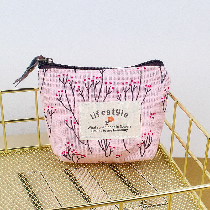 Z0560 Ví Mini Hoa Nhí Xinh Xắn Bukao